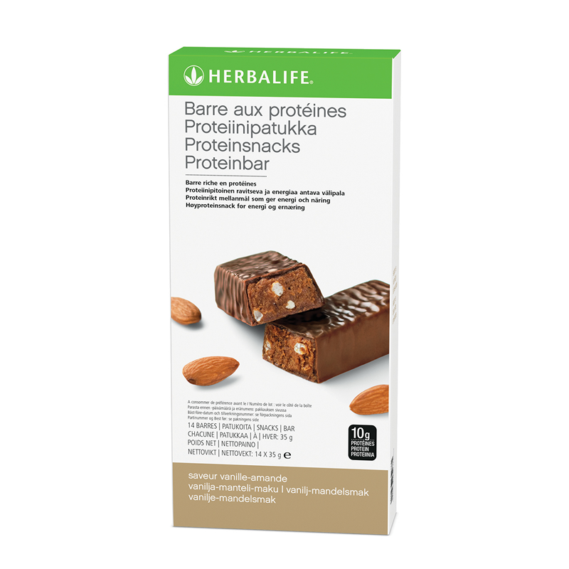 Proteinbar Vanilje/Mandel 14 stk
