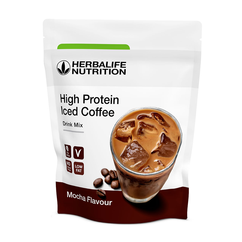 High Protein Iced Coffe Mocca