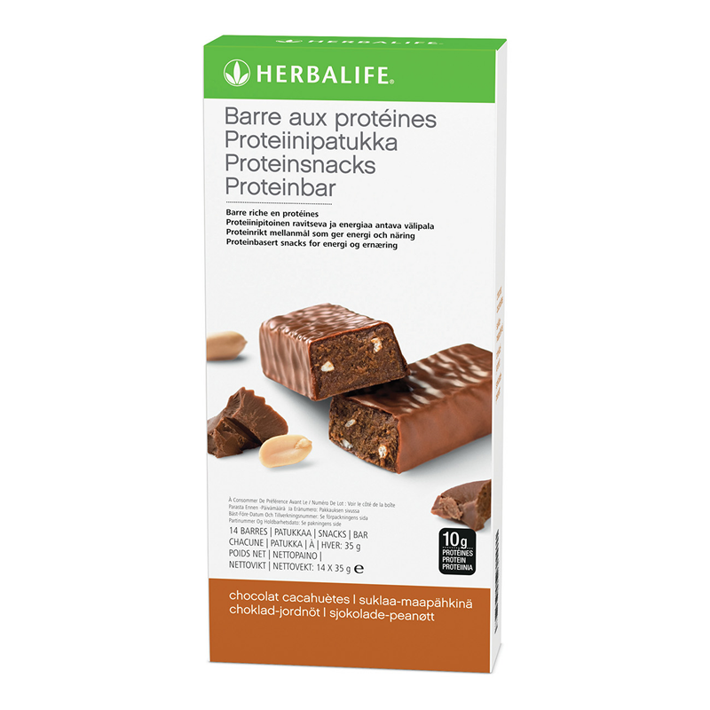 Proteinbar Sjokolade/Peanøtt 14 stk